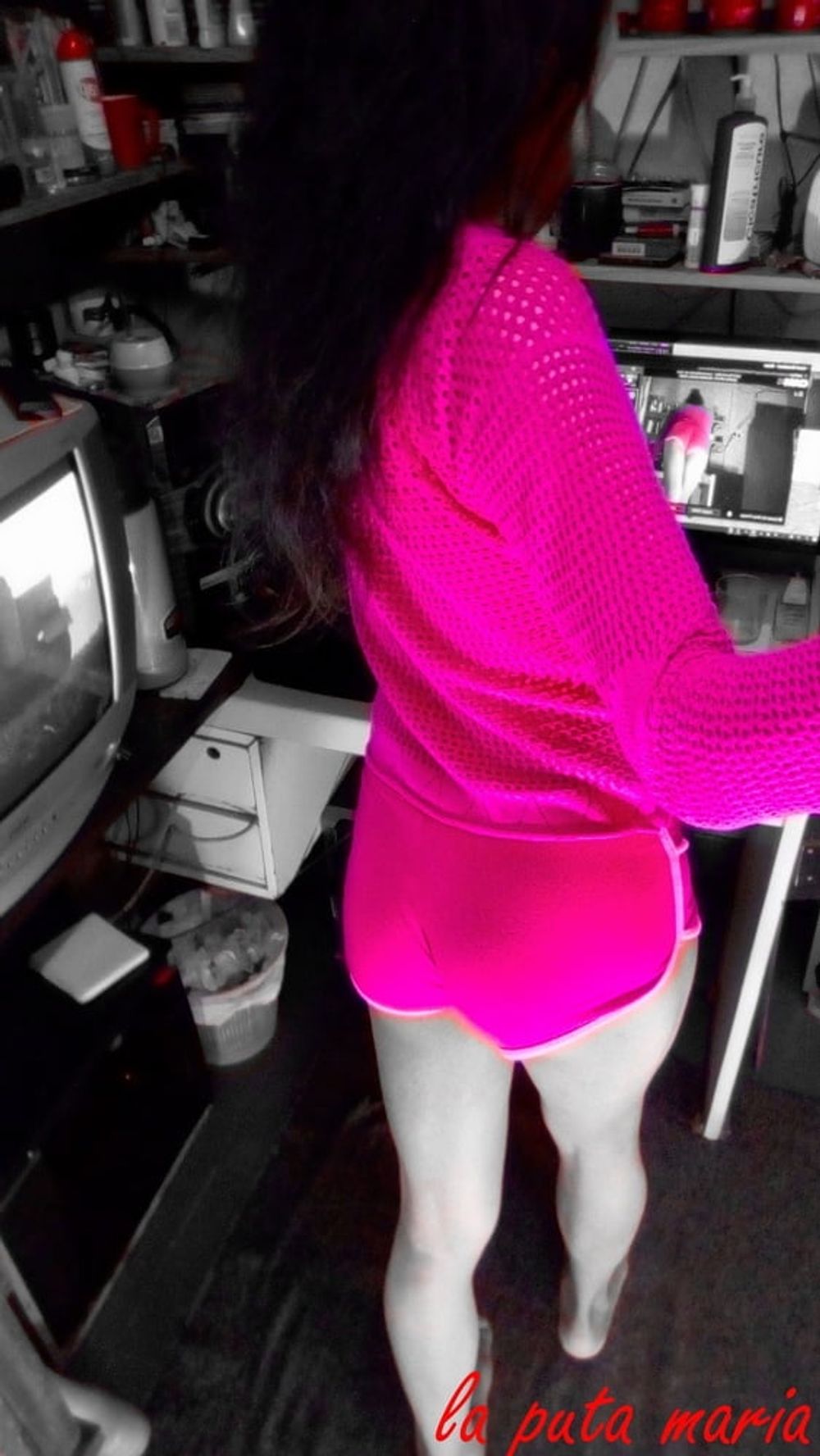 La Whore Maria Fluorescent pink hot #2