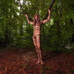 Uncut cock twink in the woods