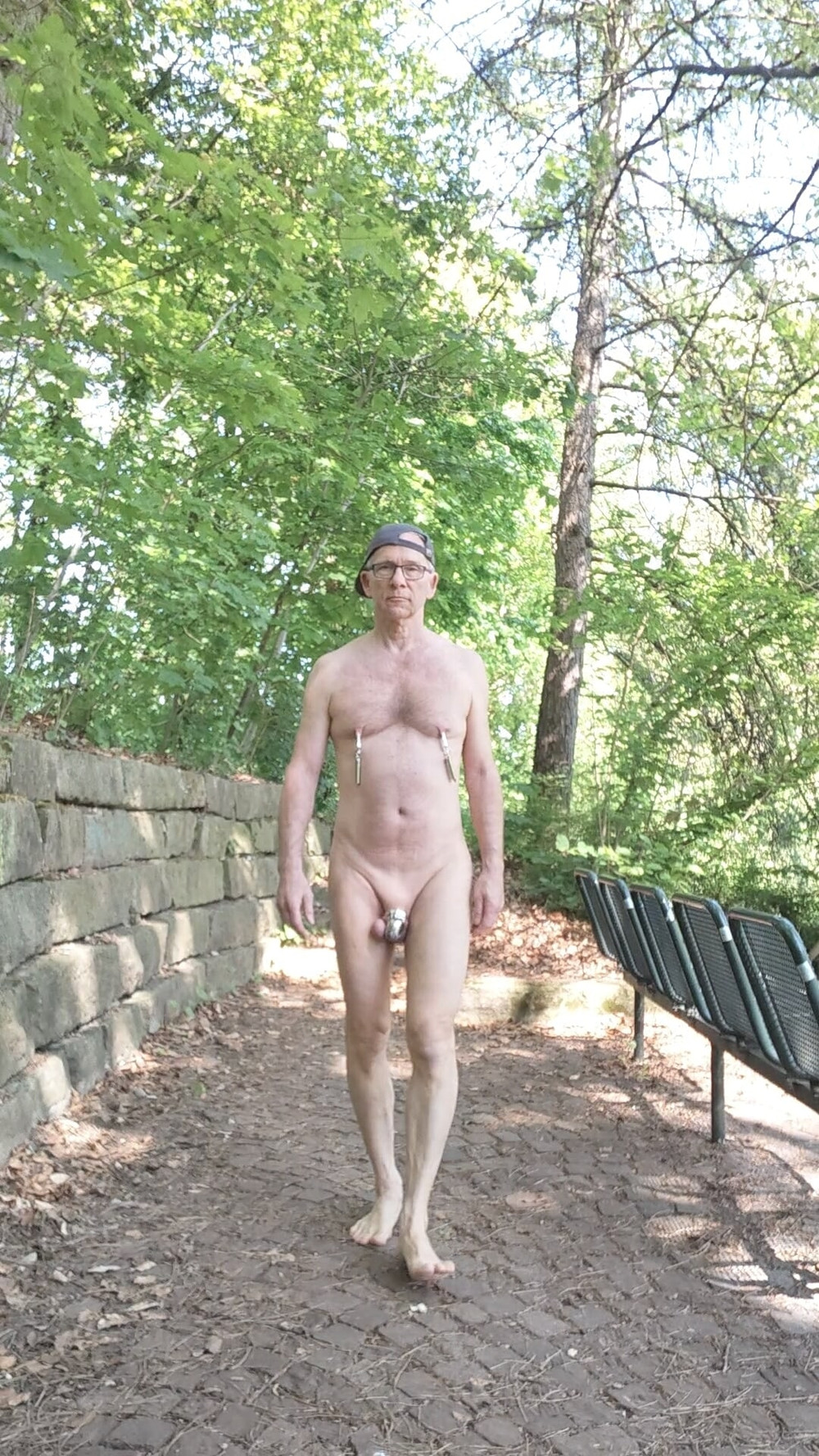 Naked through the park #5