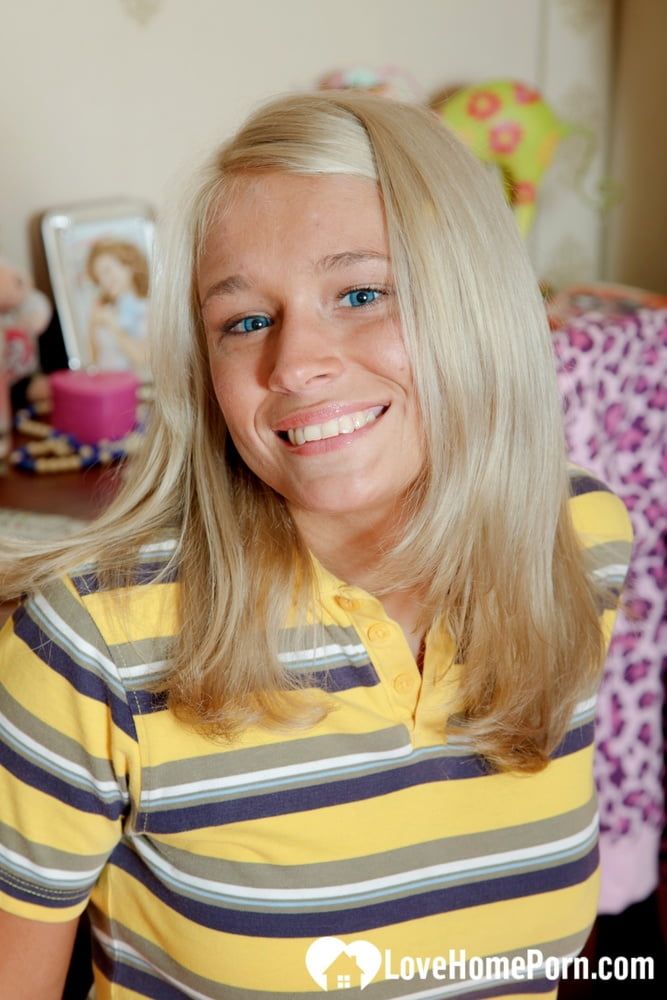 Cute blonde teen blows her math teacher #60