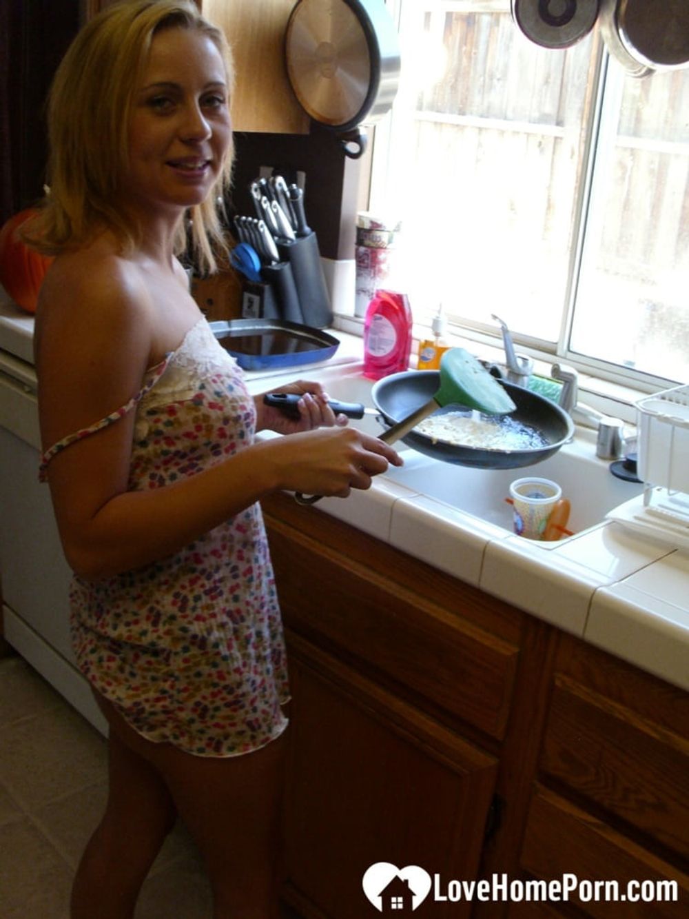 My wife really enjoys cooking while naked #37