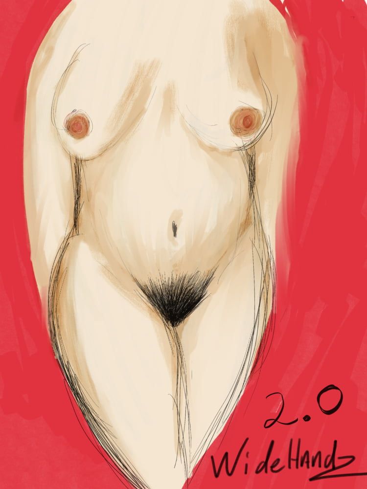 Drawings of shapely women #4