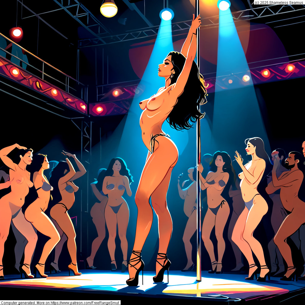 Pole Play: A Crowded Club Delight! #6