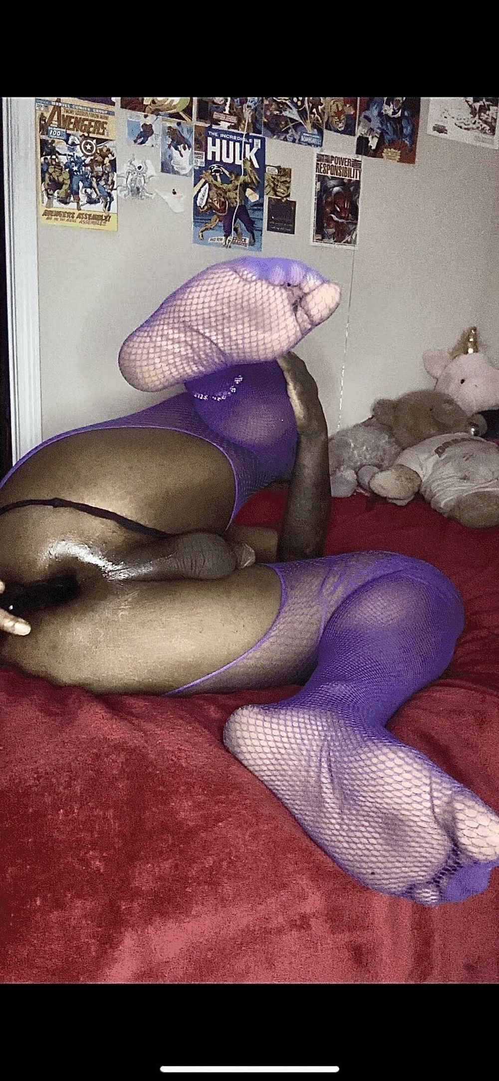 Purple body suit #5