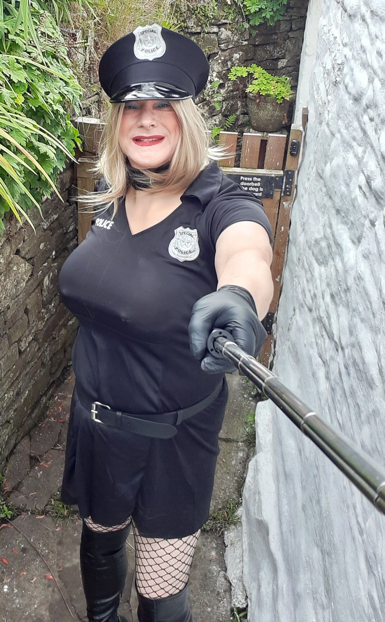 sissy cop outdoors #12