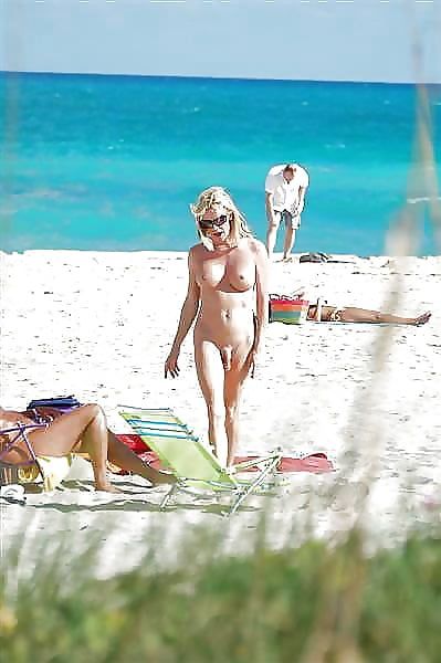 Shemale - nude beach #7