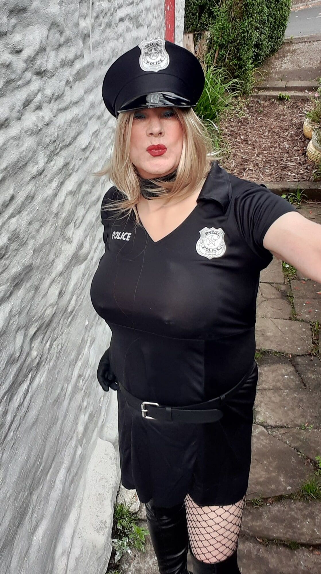 sissy cop outdoors #19