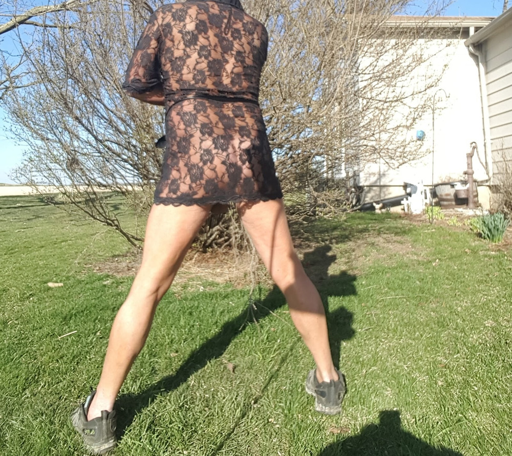 Sheer Robe in Public #50