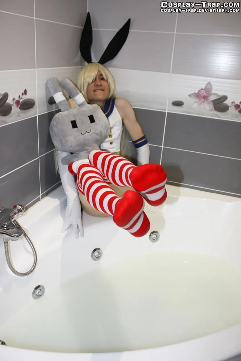  Crossdress cosplay wet Shimakaze #6