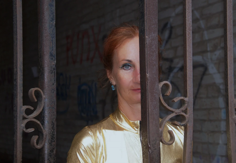 In Golden Spandex in Gate #14