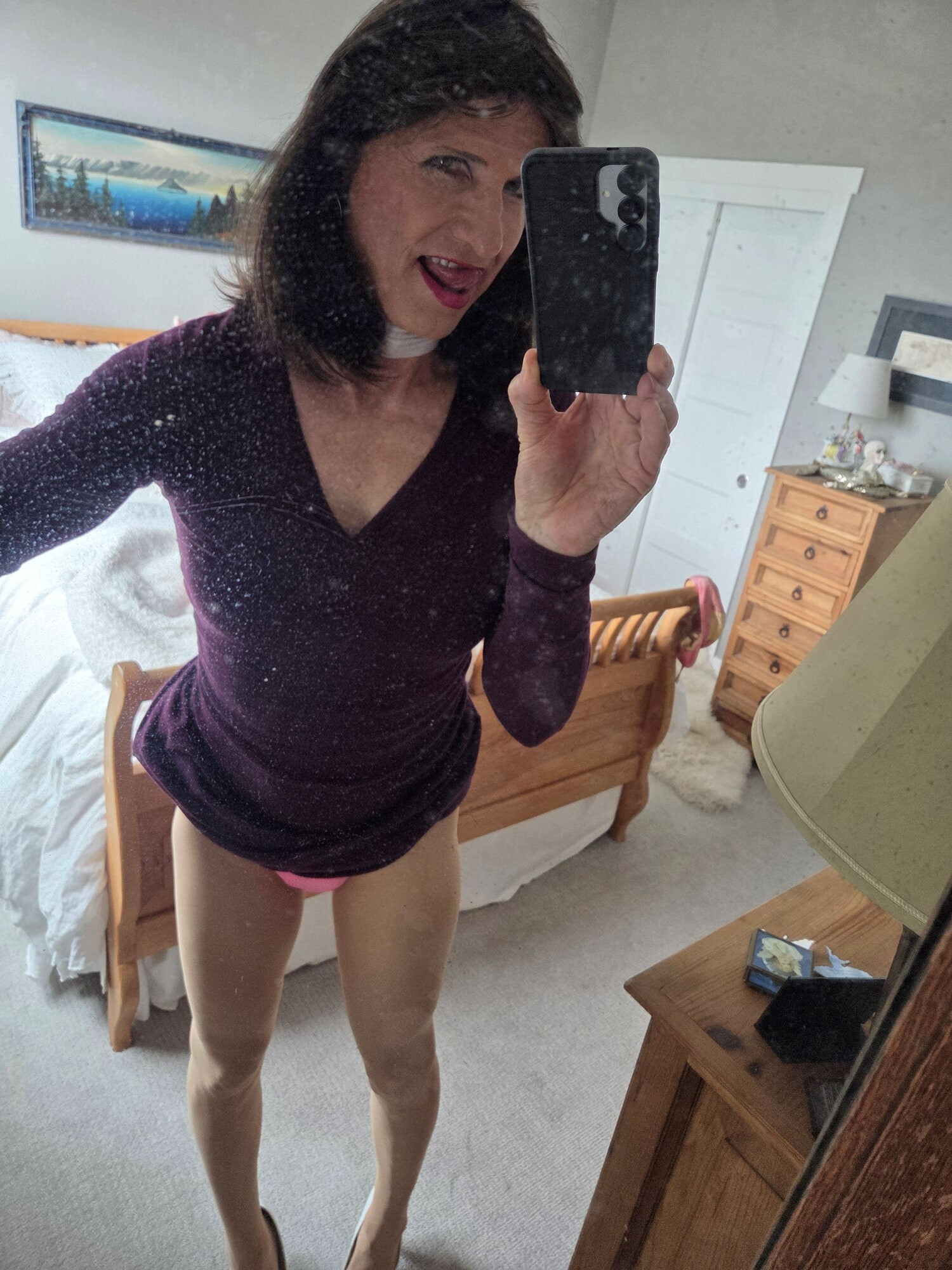 Maroon dress #9