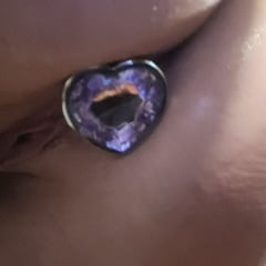 Buttplug purple diamond