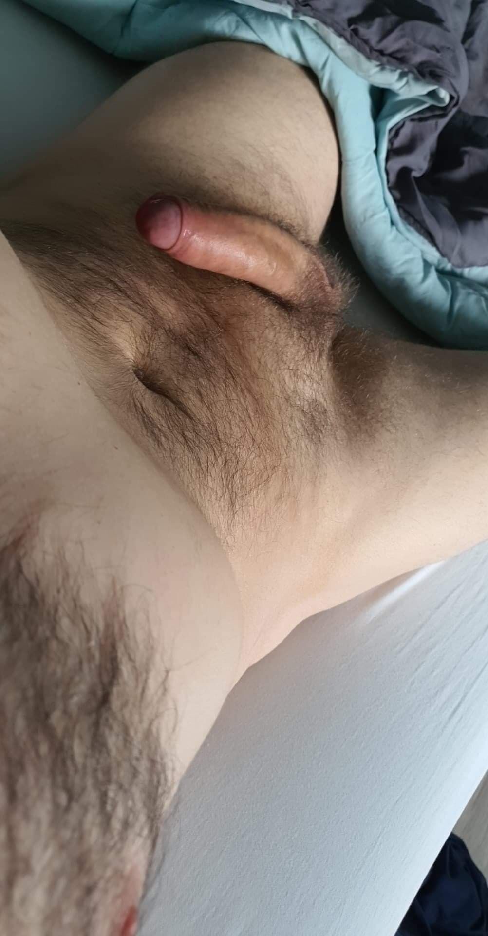 Me jerking off and my hairy ass #8
