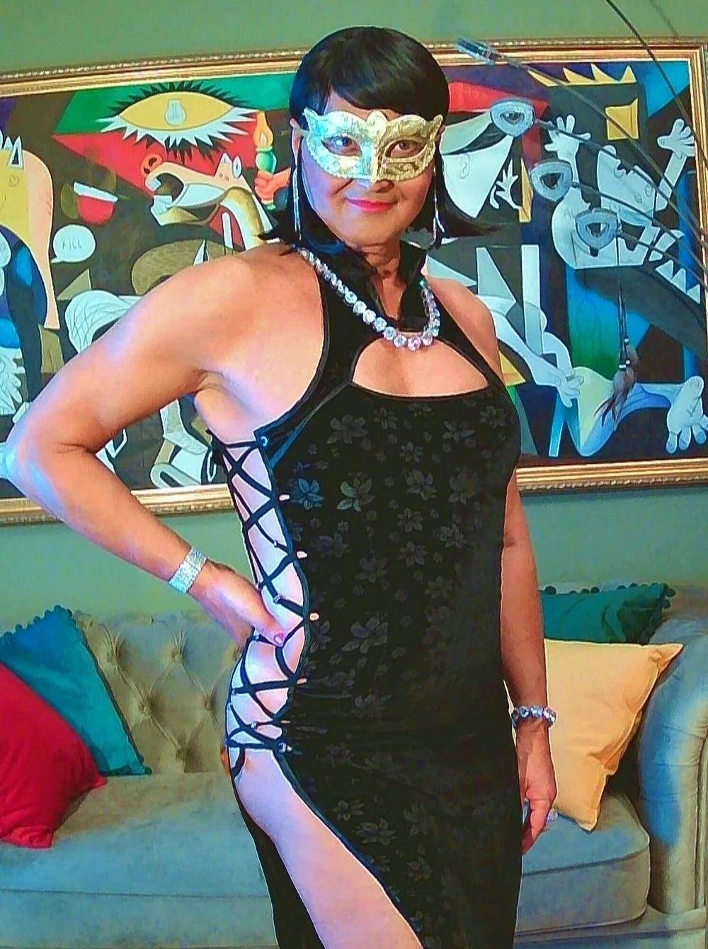 me , in black Dress #2