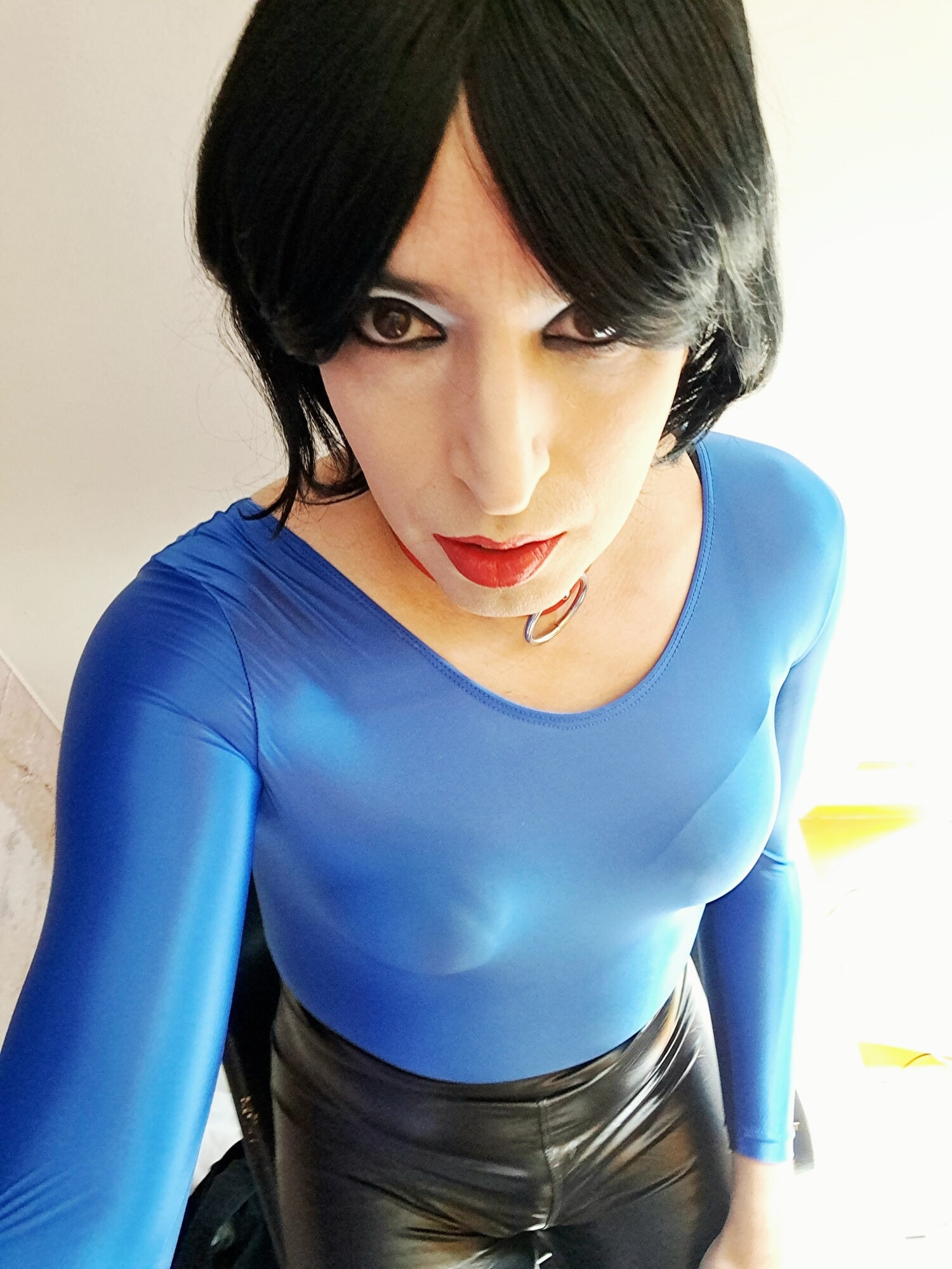 Blue body and black leggins #23