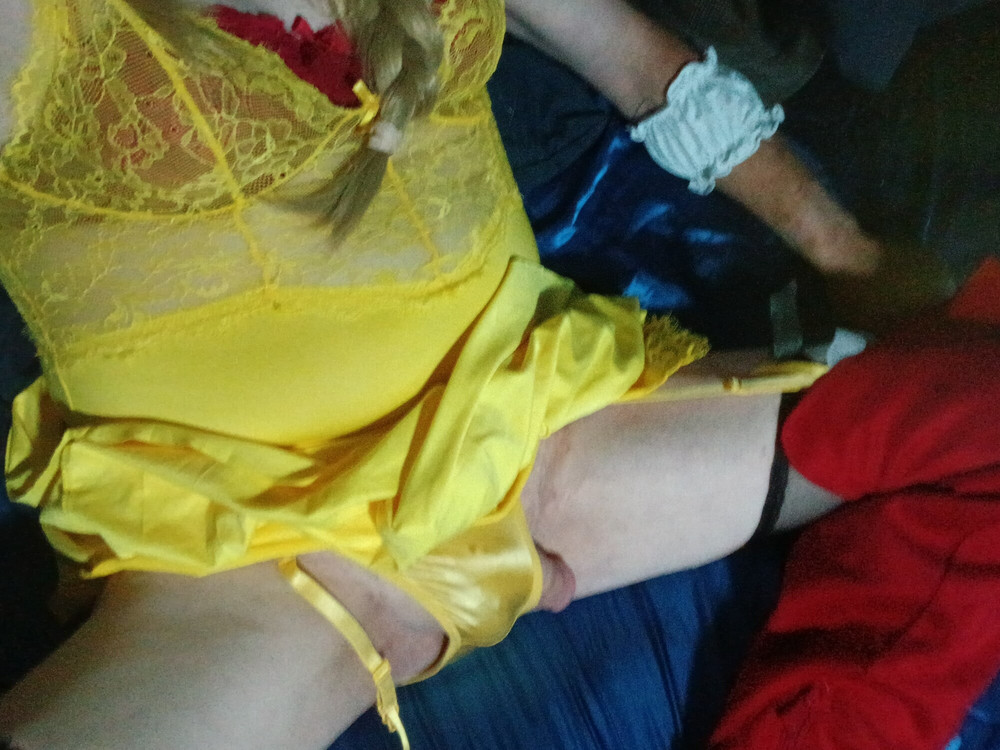 Yellow and red. These boots were not made for walking  #24