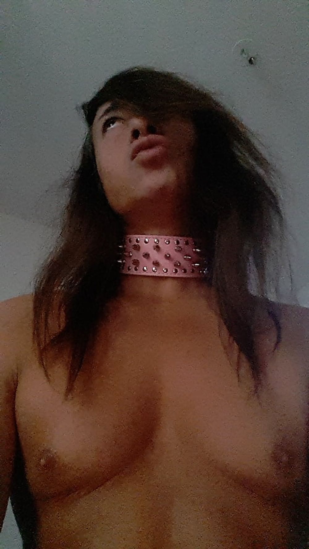 Tygra babe face with pink bitch necklace #25