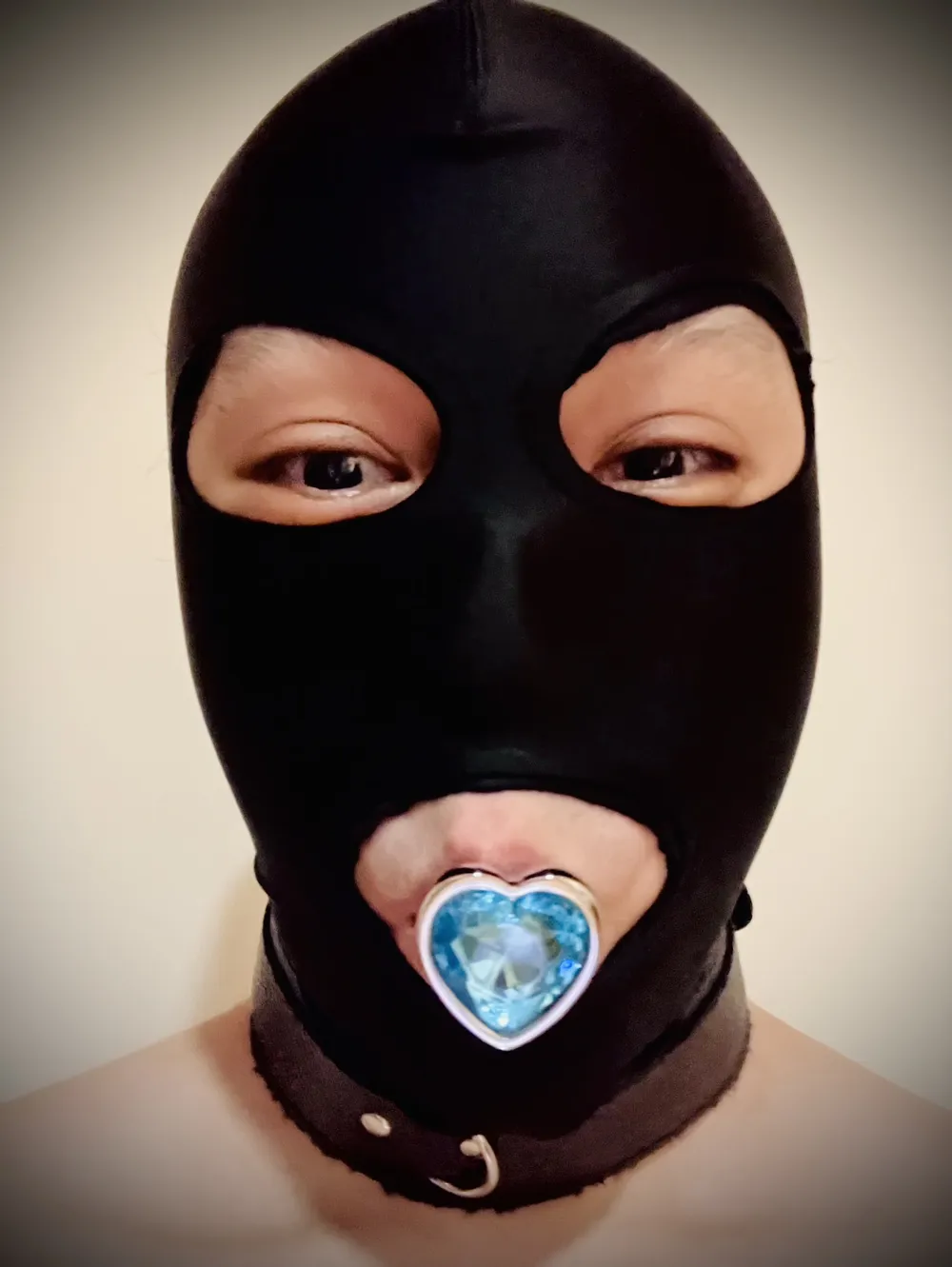 my mask, collar, and butt plugs #12