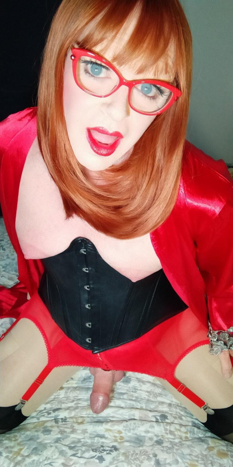 Crossdressing redhead  #18