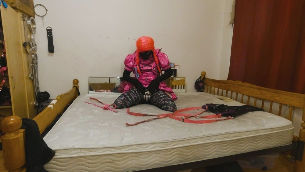 Sissy Maid Strict Hogtie Armbinder #6