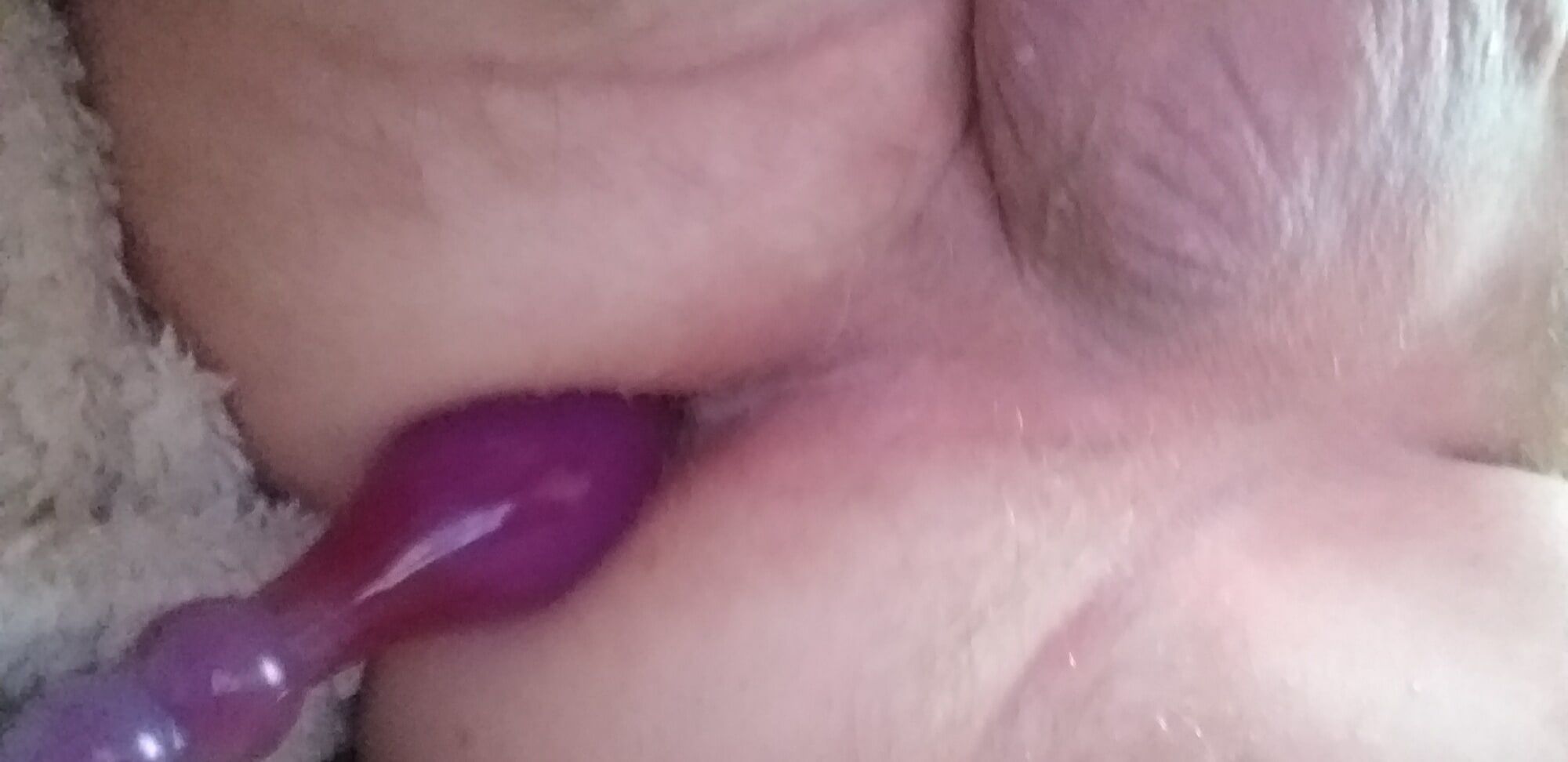 lying in bed and playing with a dildo in my ass and playing  #9
