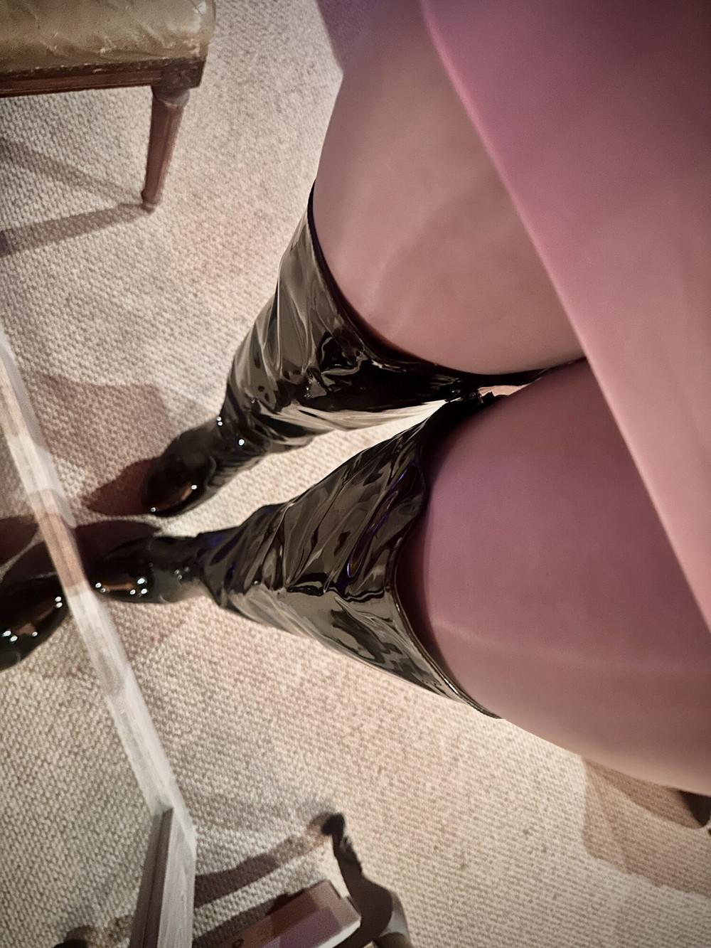 I Love To Walk With my High Heeled Long Boots & Tights  #12
