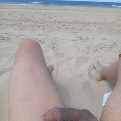 Eu na praia