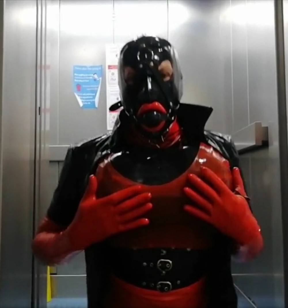 Alison in rubber #4