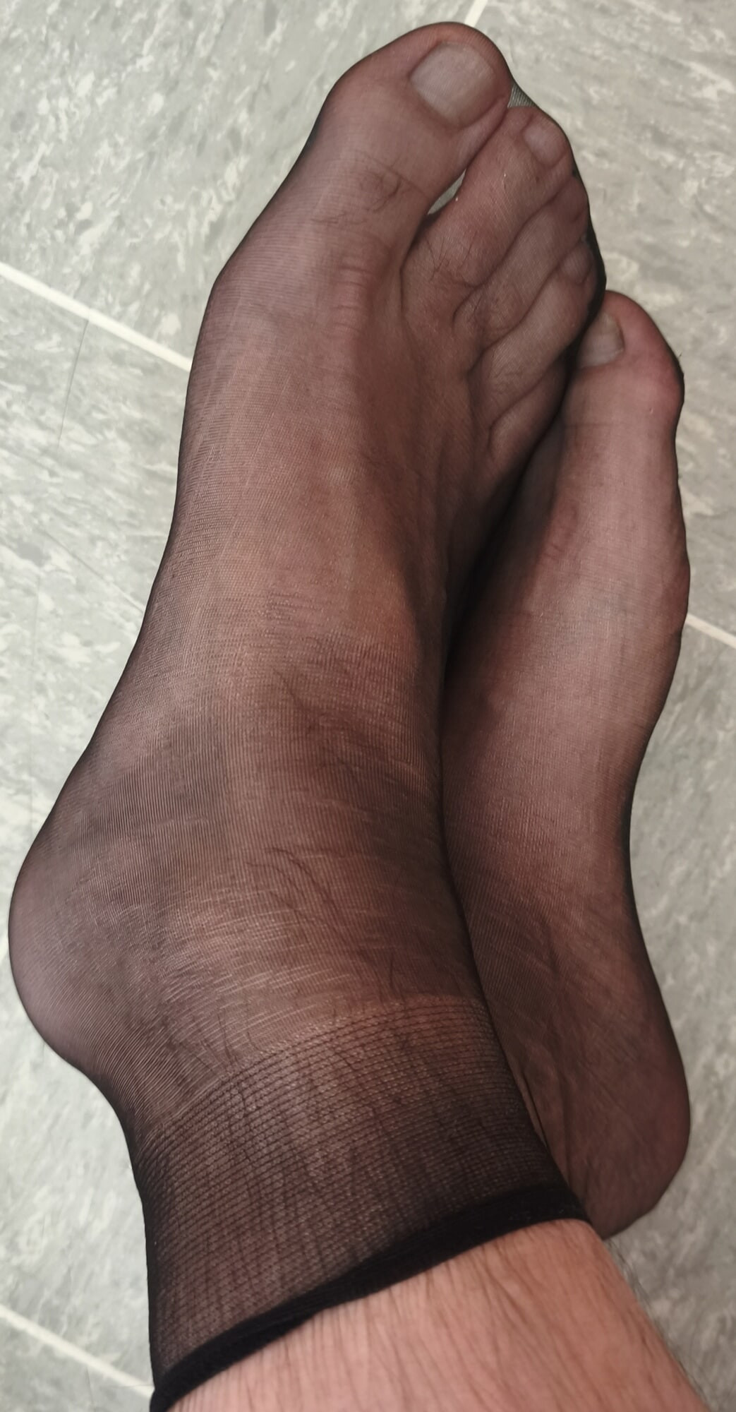 My Nylon feet 