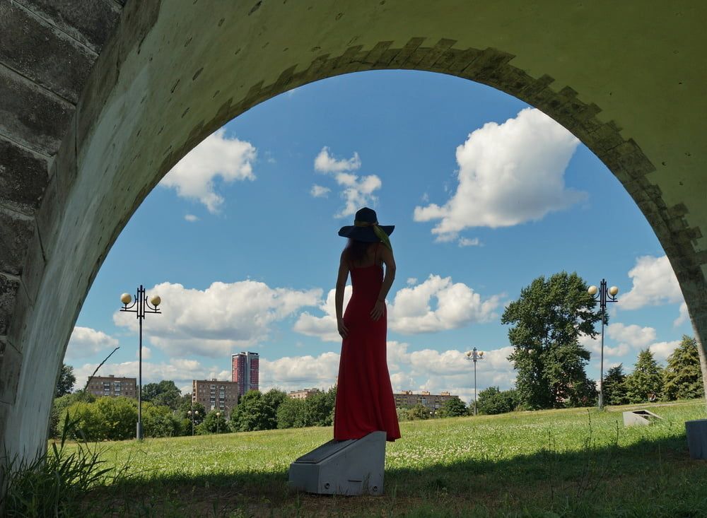 under the arch of the aqueduct #17