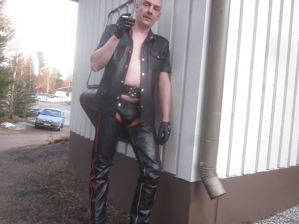 Leather gay from Finland