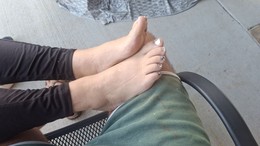 GF Showing off her feet #36