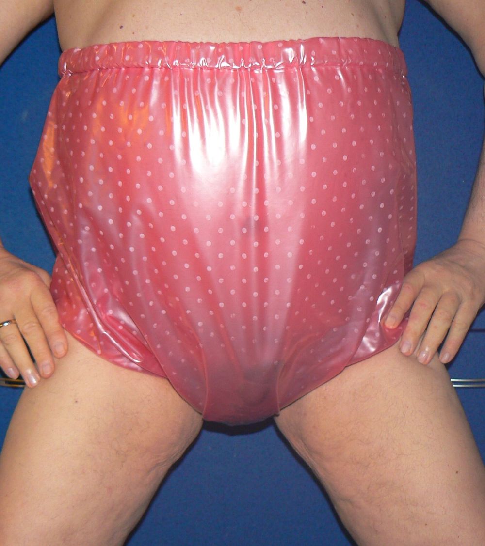 My little manhood in rubber panties #8