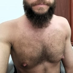 Beard, Hairy Chest and Big Nipples