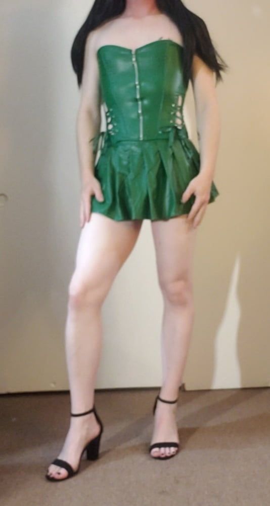Green Corset Skirt #19