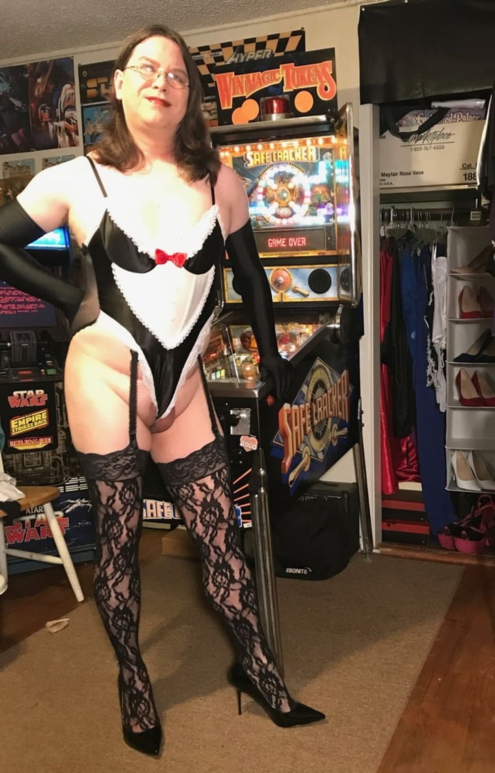 Joanie - Vintage Tuxedo Teddy #15