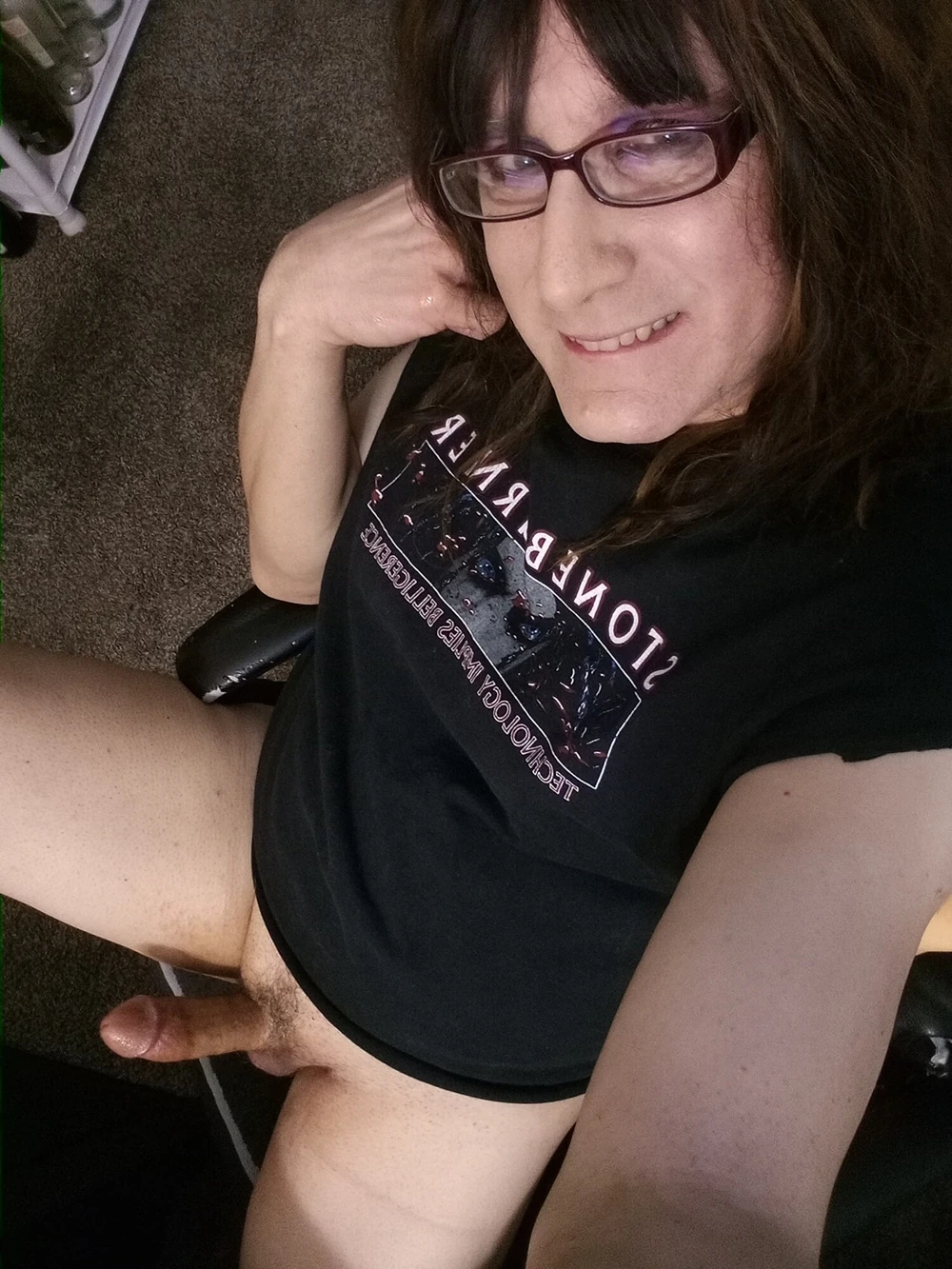 GIANT BALLS real FUTANARI TRANSWOMAN! #2