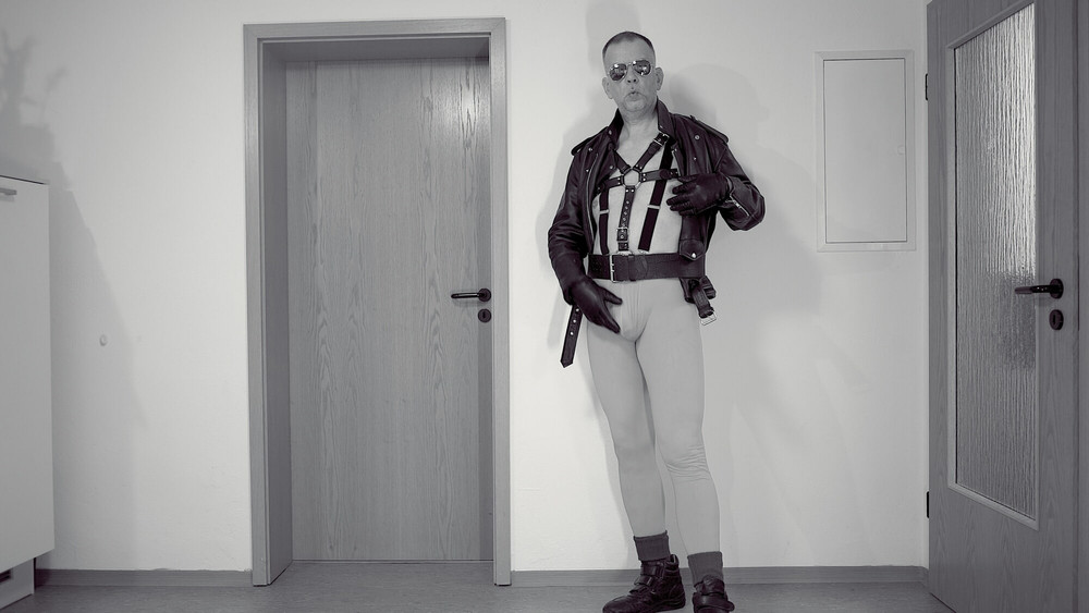 Lycra Leather Hunk 11 #6