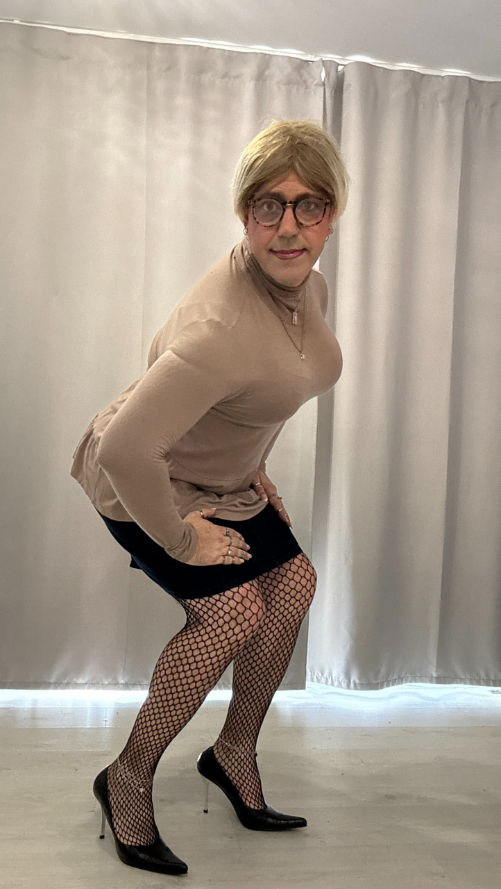 In a skirt and heels #15