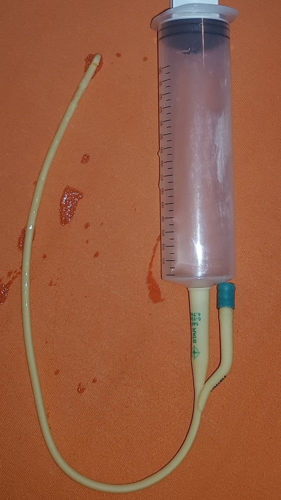 Catheter sounding with my urine 2 #37