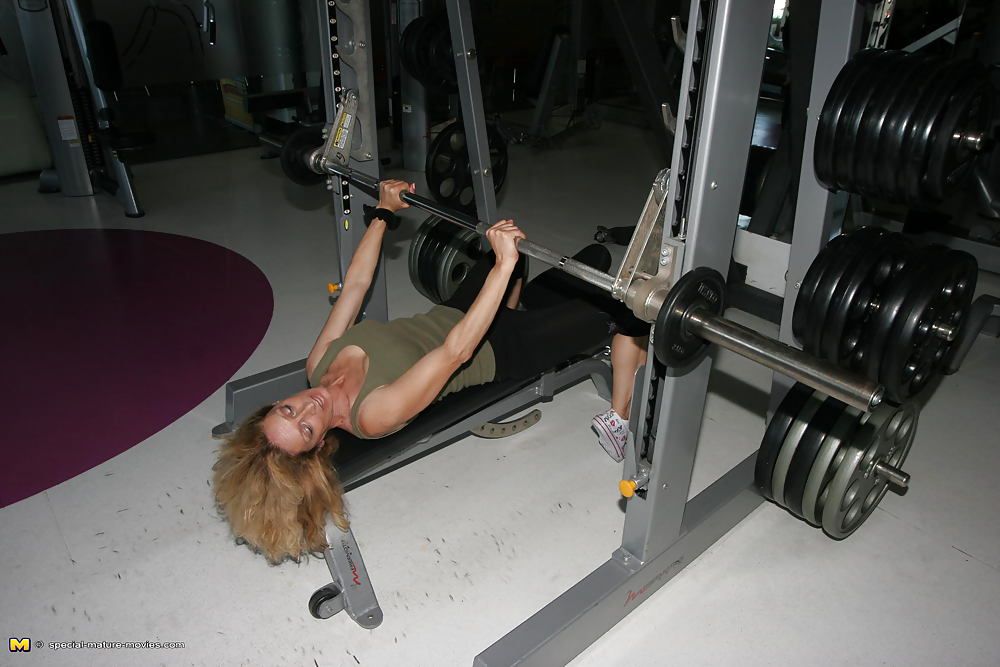 Naked Mature Mothers do Naked Exercises at Gym PART 1 #38