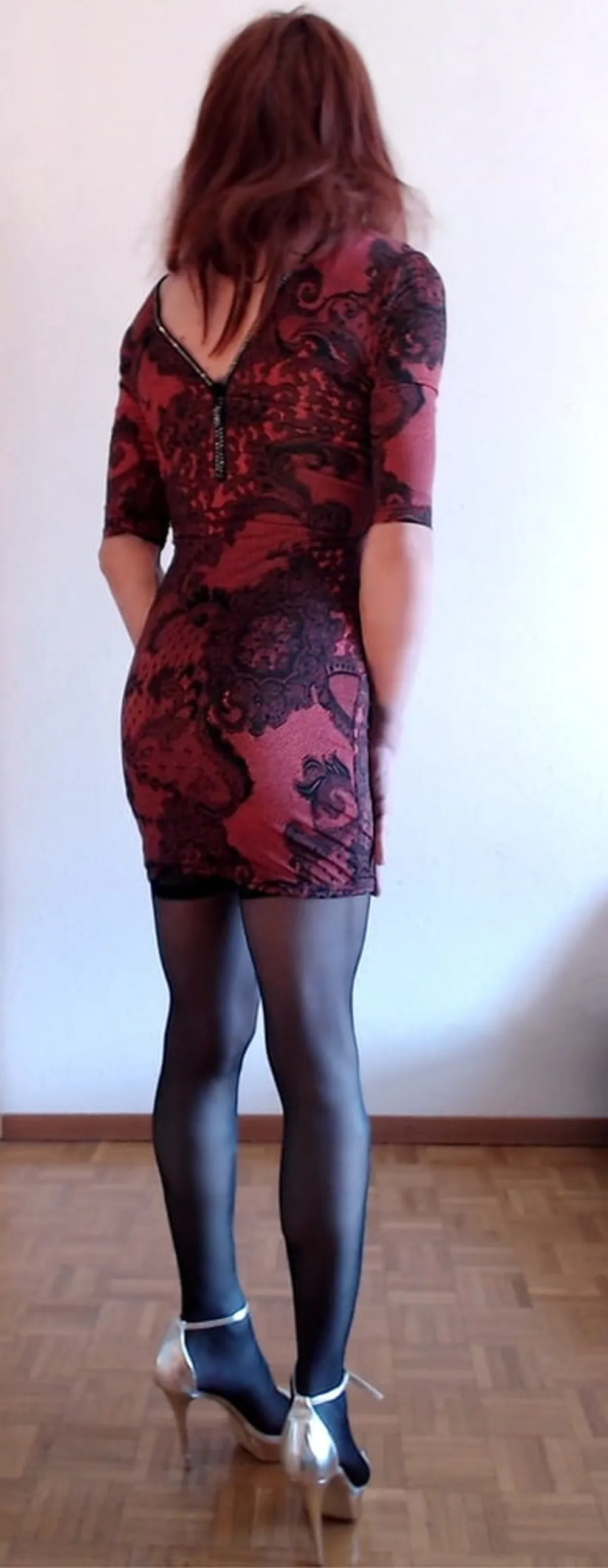 Sexy solo crossdresser (heels and lingerie) #20