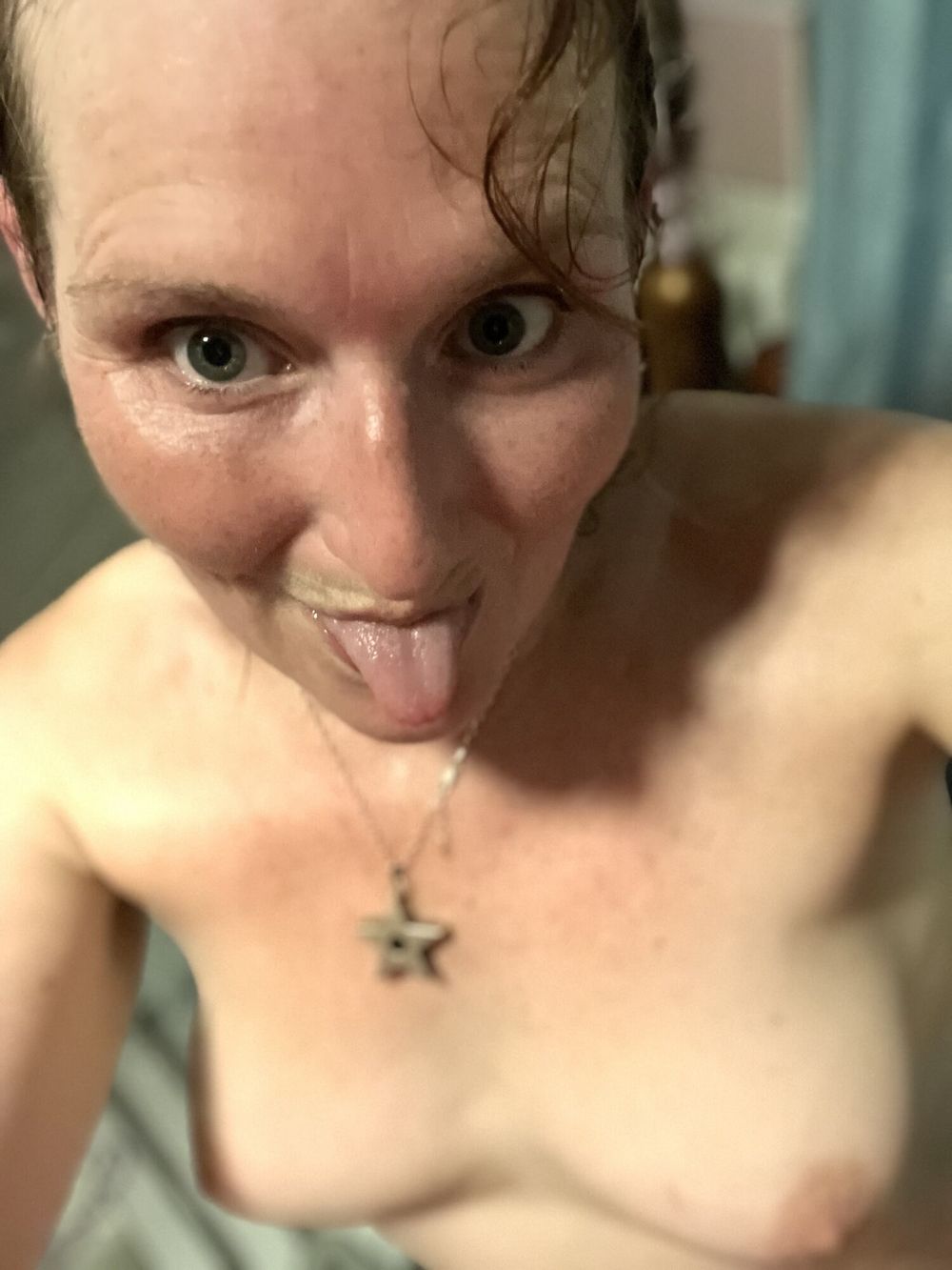 Sweaty bathroom Betty #6