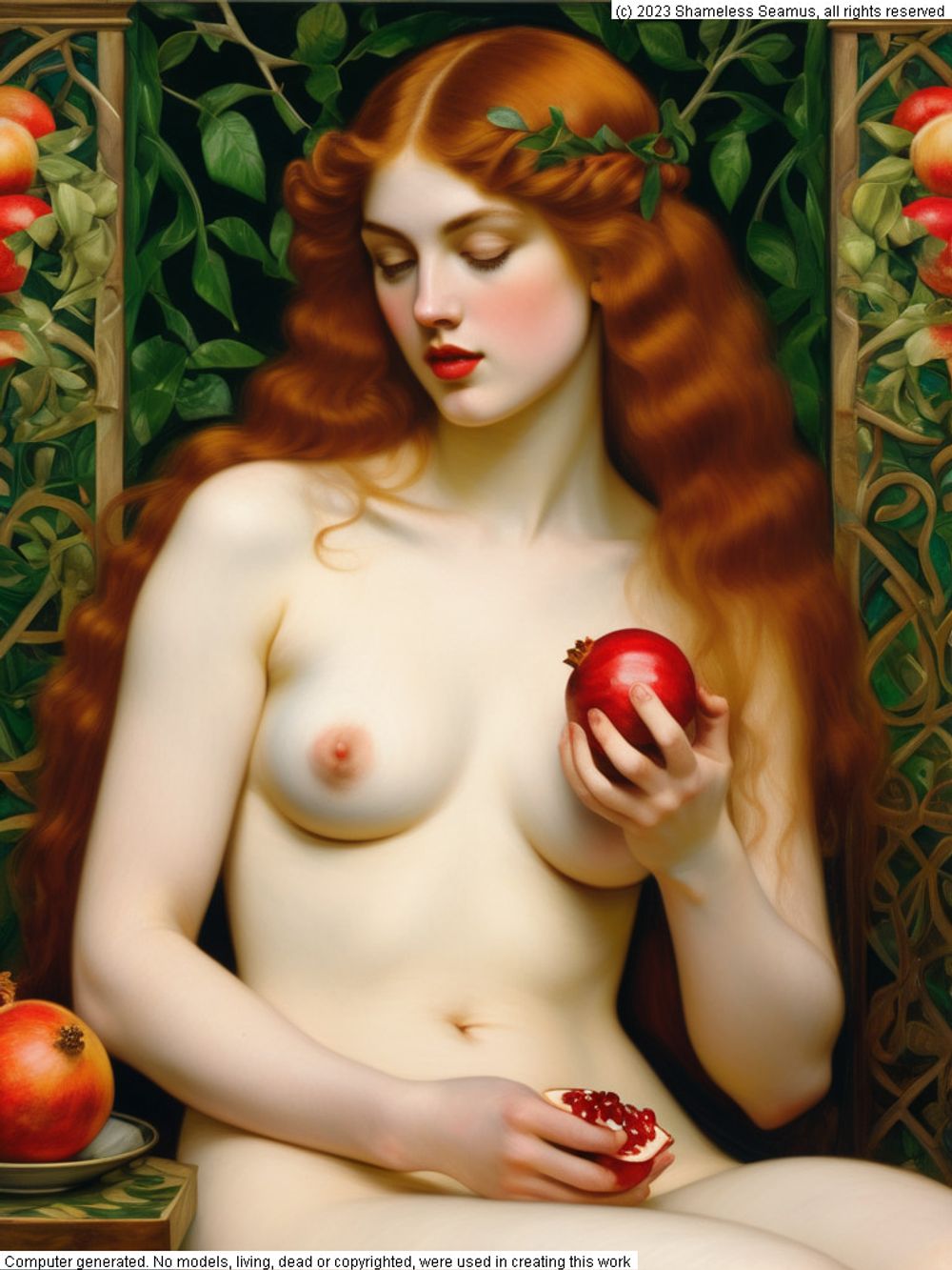 Pre-Raphaelite Goddess #7