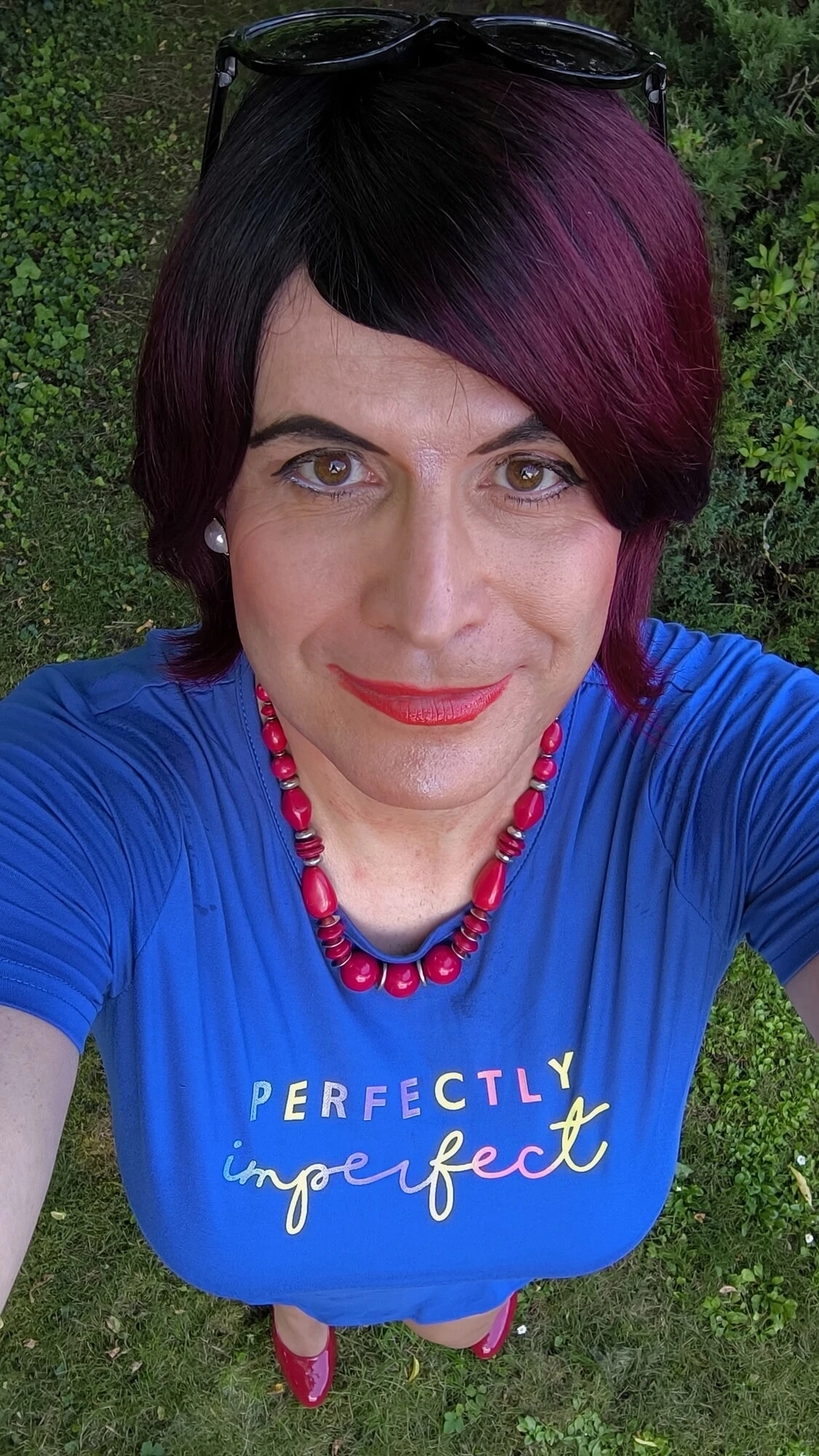 Blue T-shirt dress #3