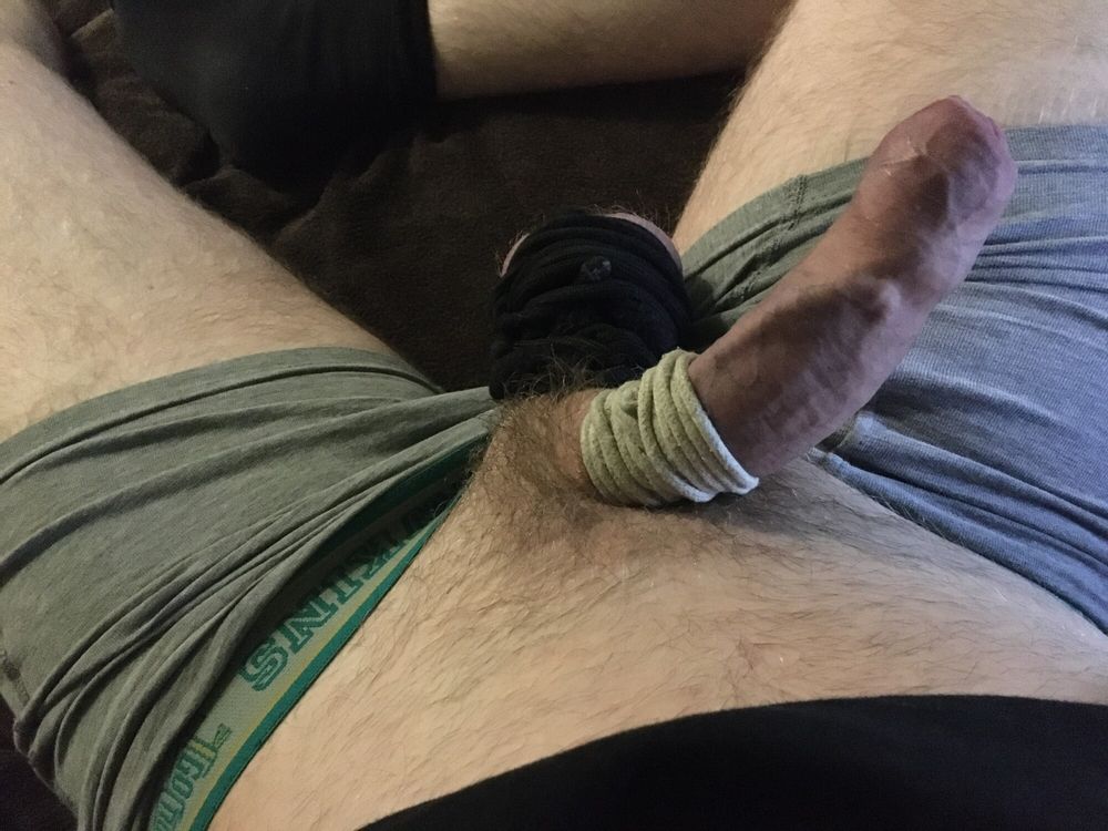 Hairy Dick And Cum Filled Balls Bound #42