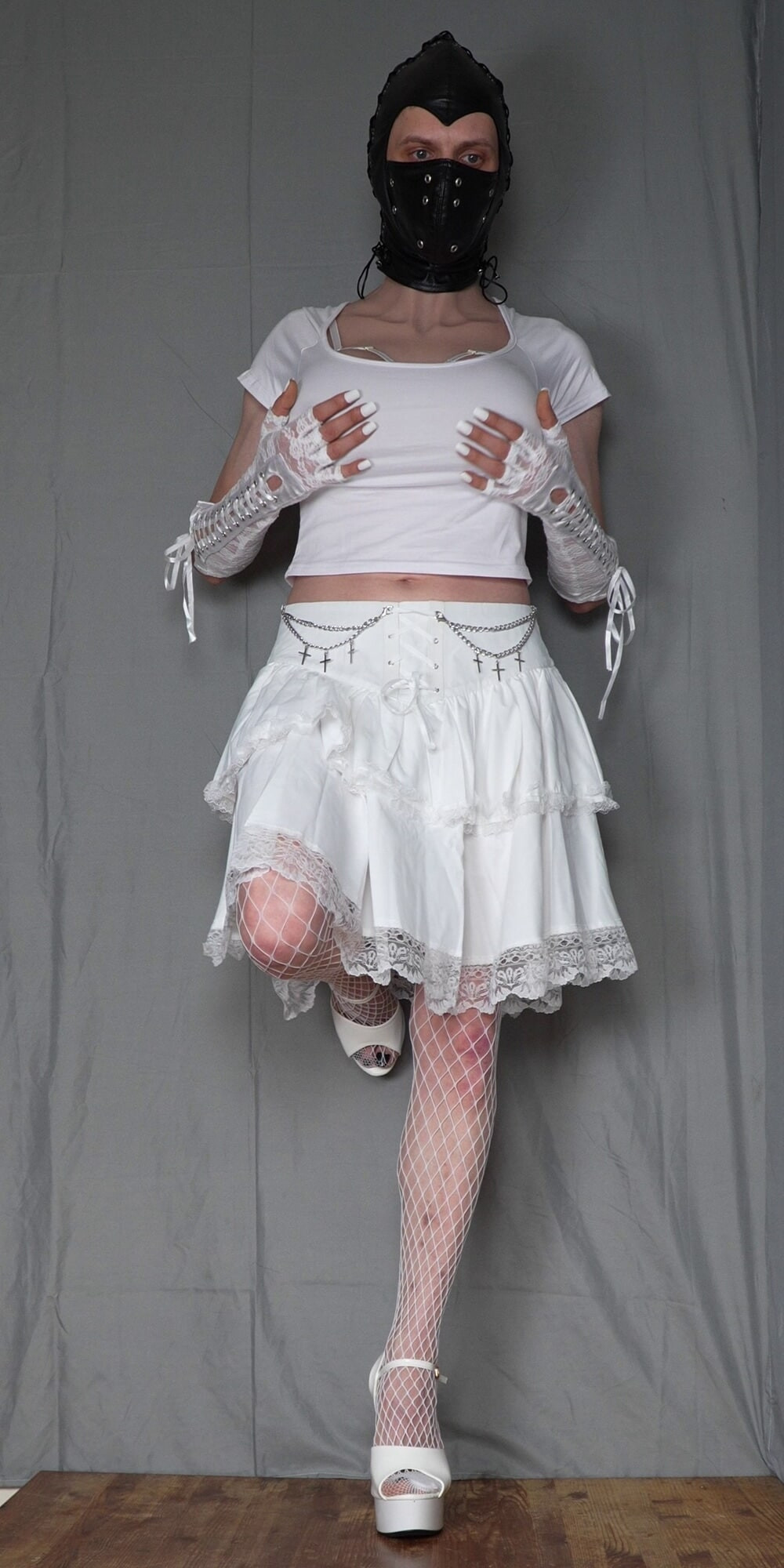 Sissy In White #9