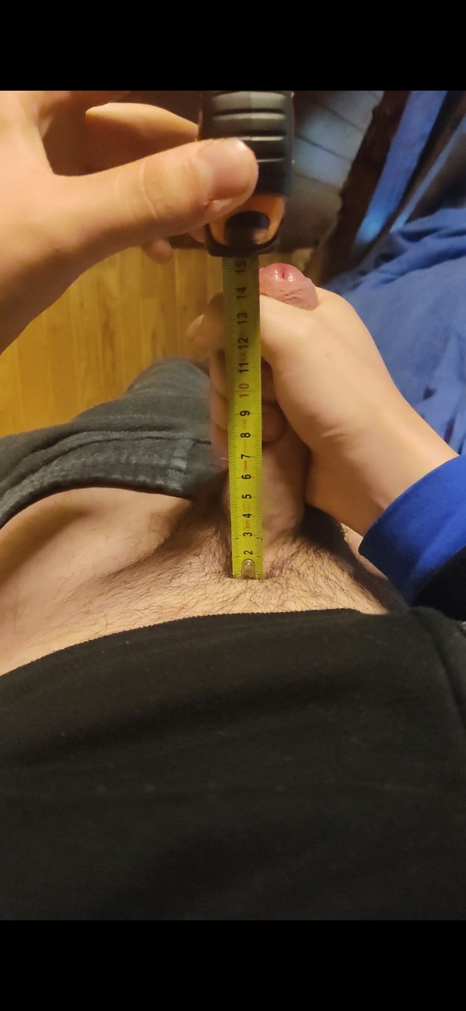 Tried to measure my cock (a little over 15cm max) #7