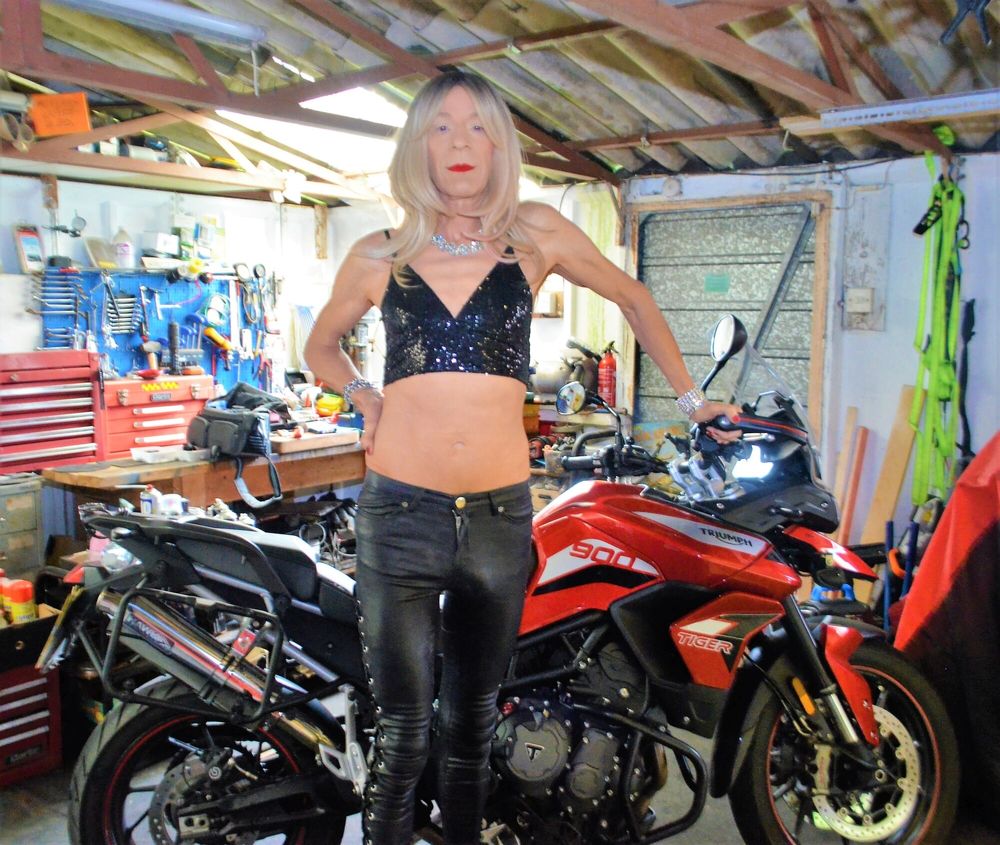 109 Alesssia Travestita on Triumph Tiger #5