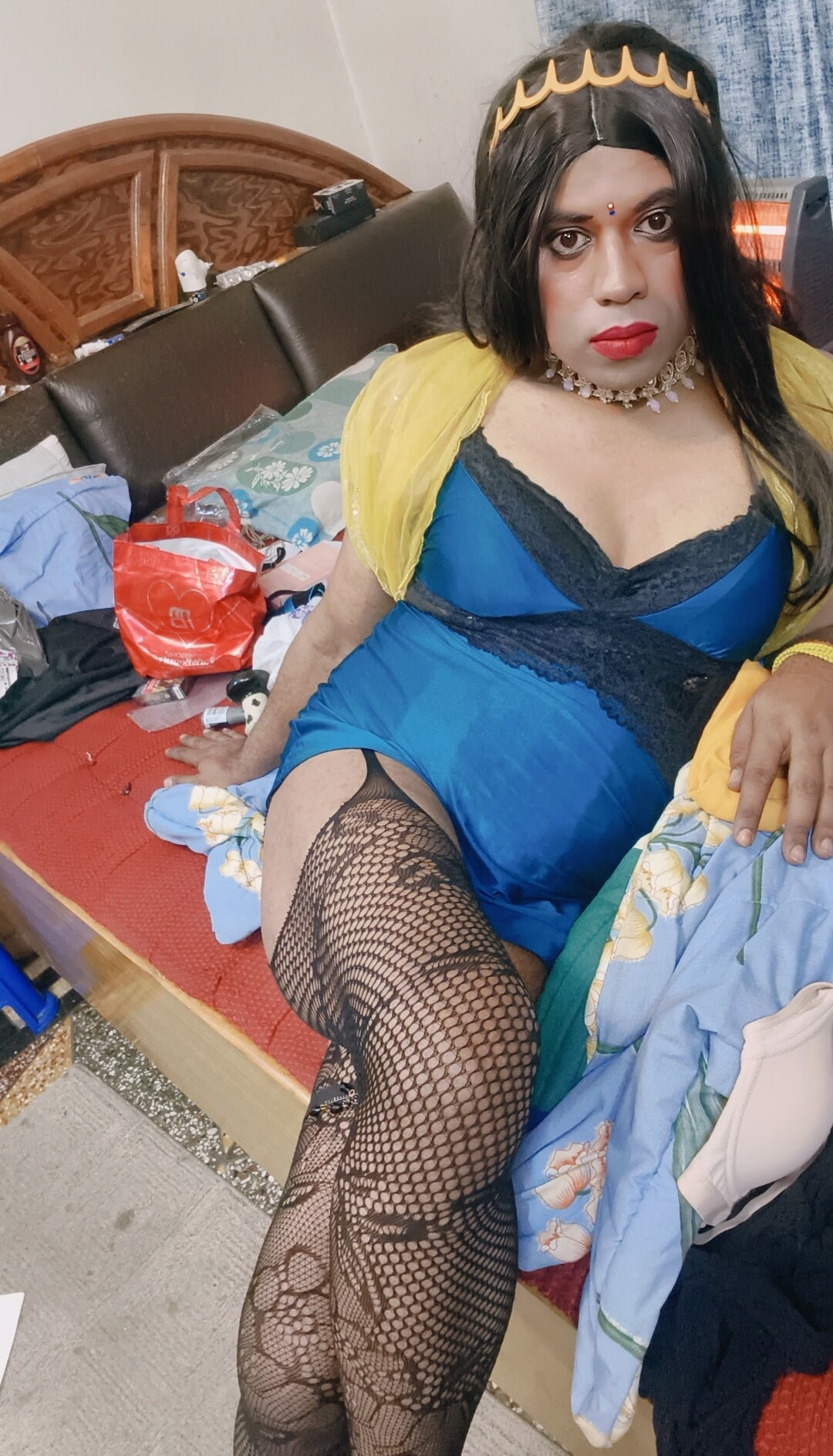 Verronika69 Sexy Desi Queen in Fishnets #26
